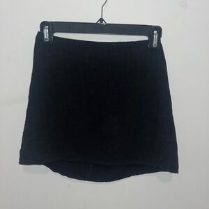 Princess polly black basic mini skirt
